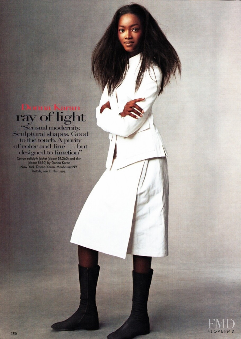 Oluchi Onweagba featured in Vogue Point of View: Independence Day, July 1999