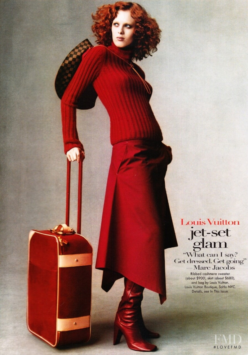 Karen Elson featured in Vogue Point of View: Independence Day, July 1999