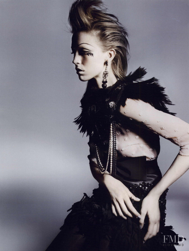 Raquel Zimmermann featured in Refined Rebel, November 2010