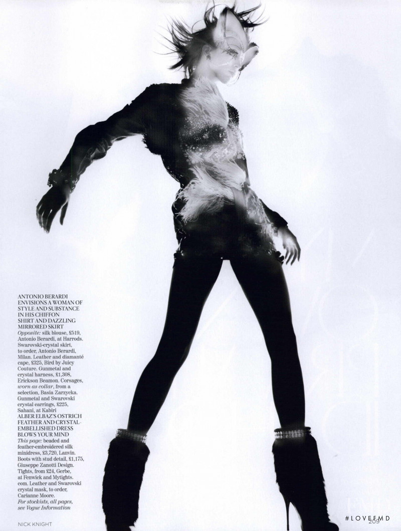 Raquel Zimmermann featured in Refined Rebel, November 2010