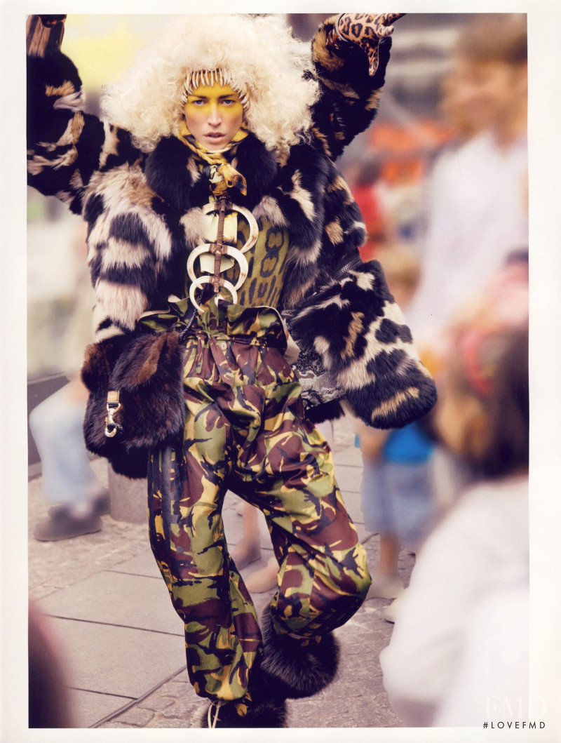 Raquel Zimmermann featured in Fur Play, November 2009