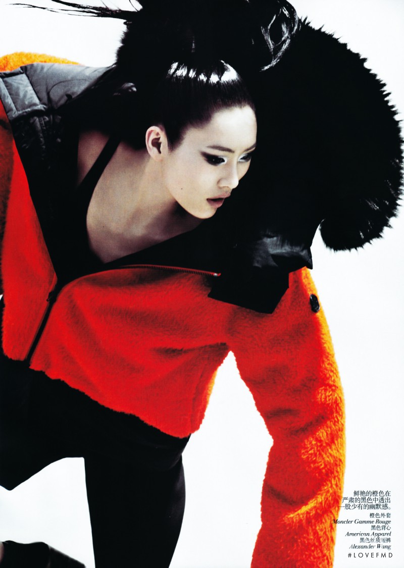 Liu Wen featured in Urban Rhythm, August 2011