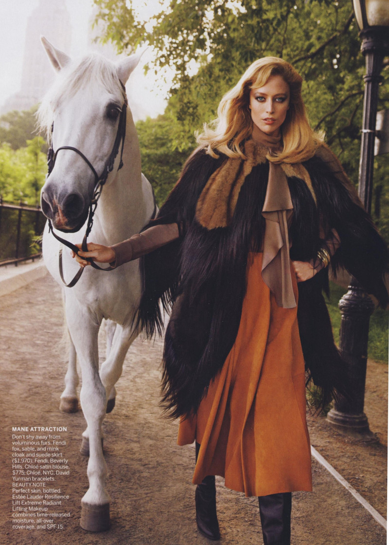 Raquel Zimmermann featured in Caped Crusader, August 2010