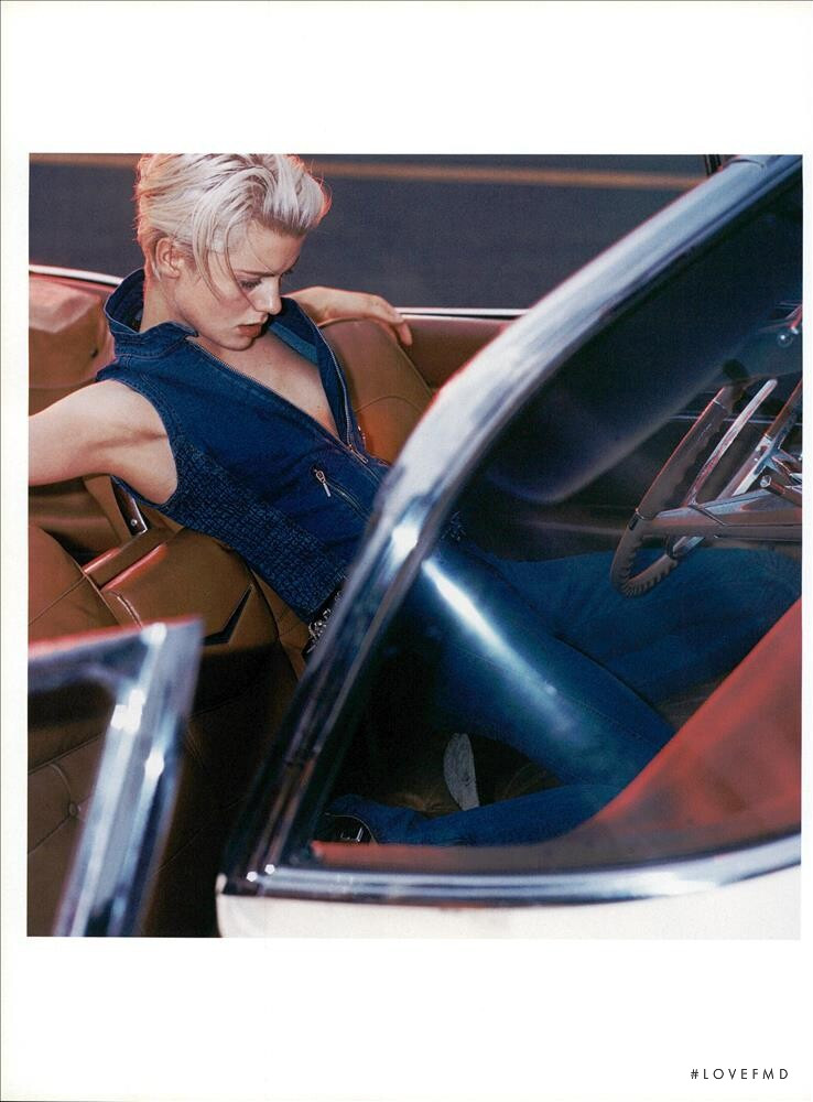 Fanni Boström featured in A Streak Of Blue Denim, August 2001