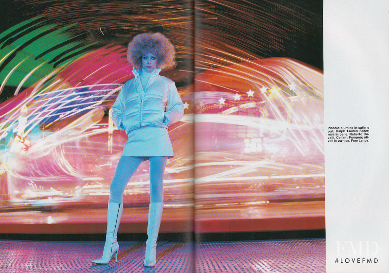 Raquel Zimmermann featured in Effetto Notte, December 2001