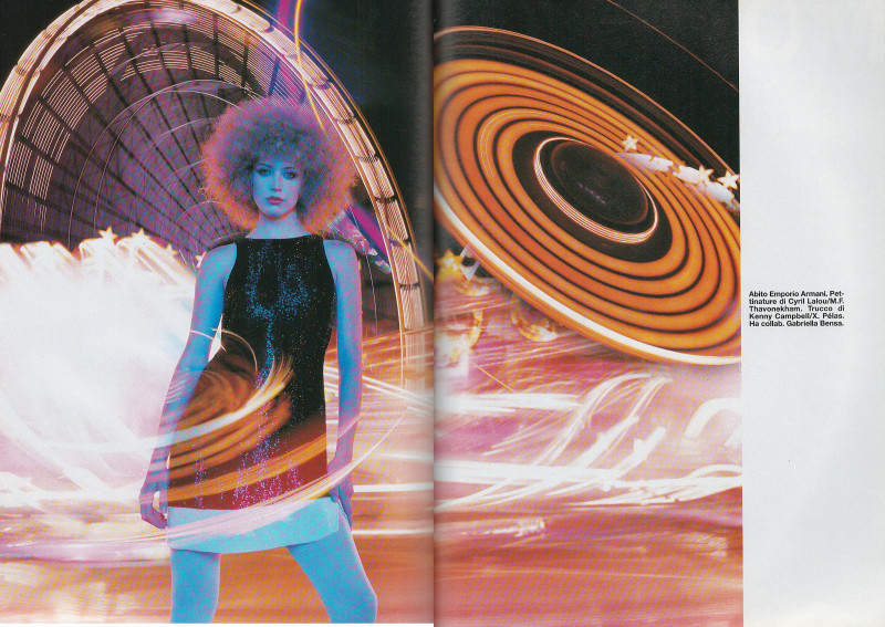 Raquel Zimmermann featured in Effetto Notte, December 2001