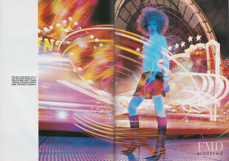 Raquel Zimmermann featured in Effetto Notte, December 2001