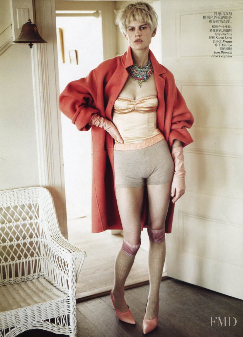 Saskia de Brauw featured in Age of Innocence, October 2011