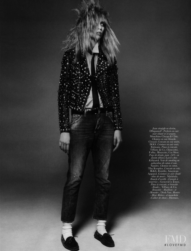 Raquel Zimmermann featured in Girls Meets Boy, June 2010