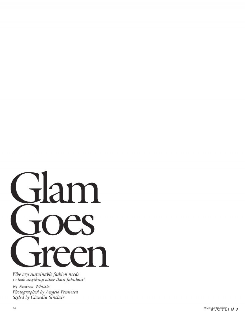 Glam Goes Green, September 2021