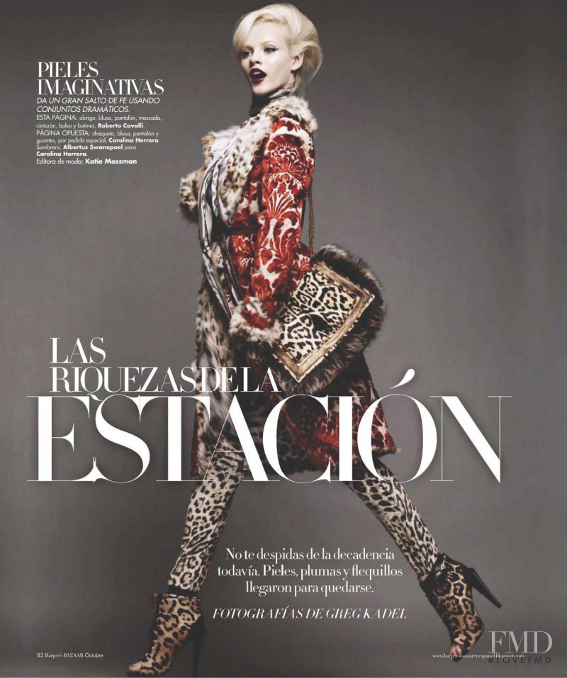 Ginta Lapina featured in Las Riquezas de la Estacion, October 2010