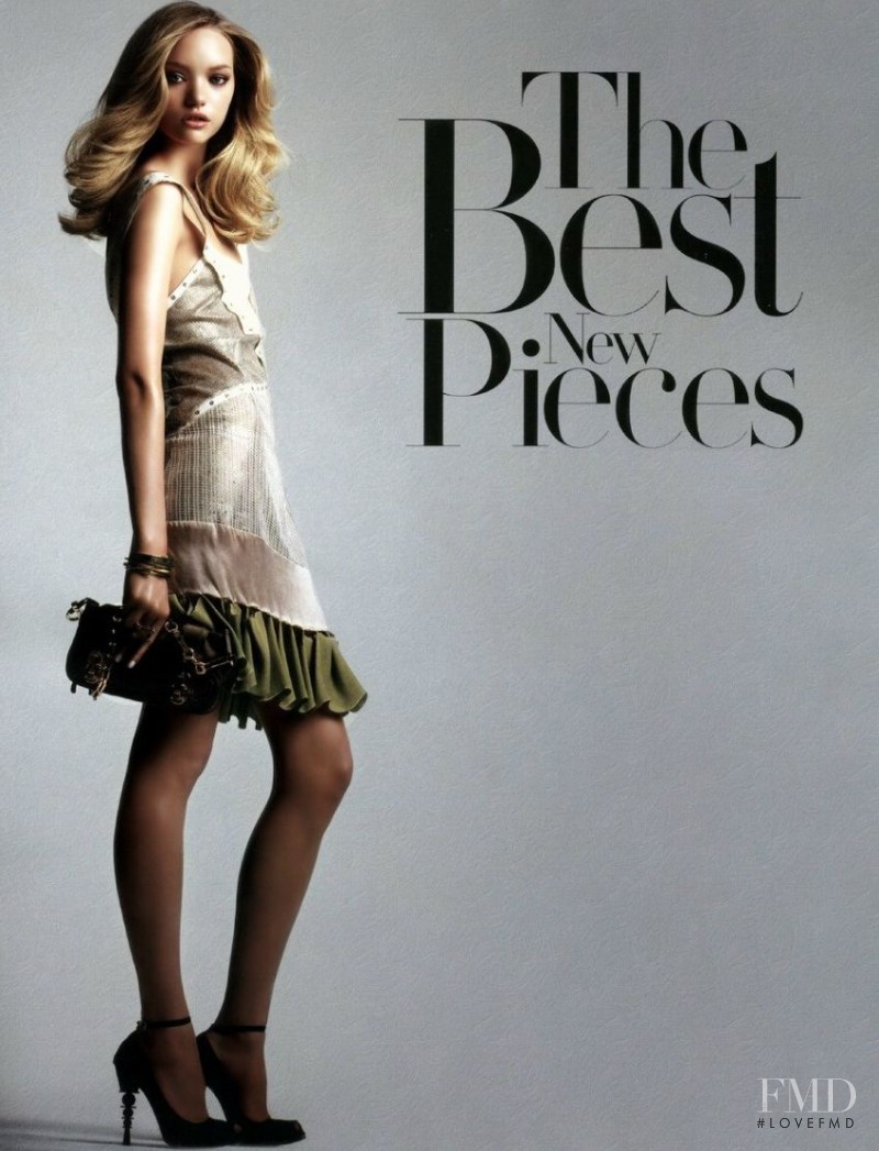 Gemma Ward featured in The Best New Pieces, February 2005