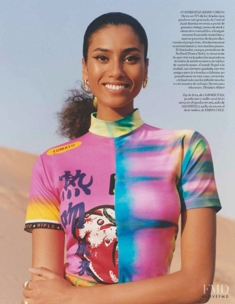 Imaan Hammam featured in Un Mundo Nuevo, January 2022