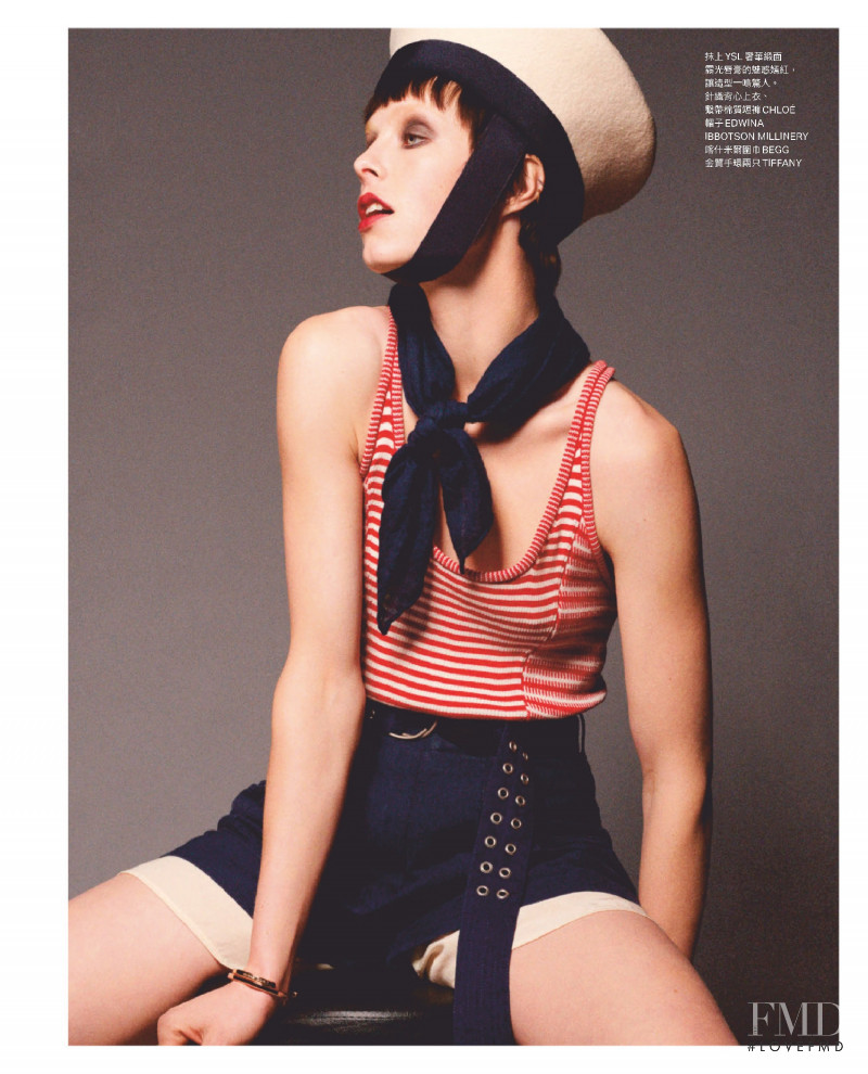 Edie Campbell featured in Ship Shapes, July 2021