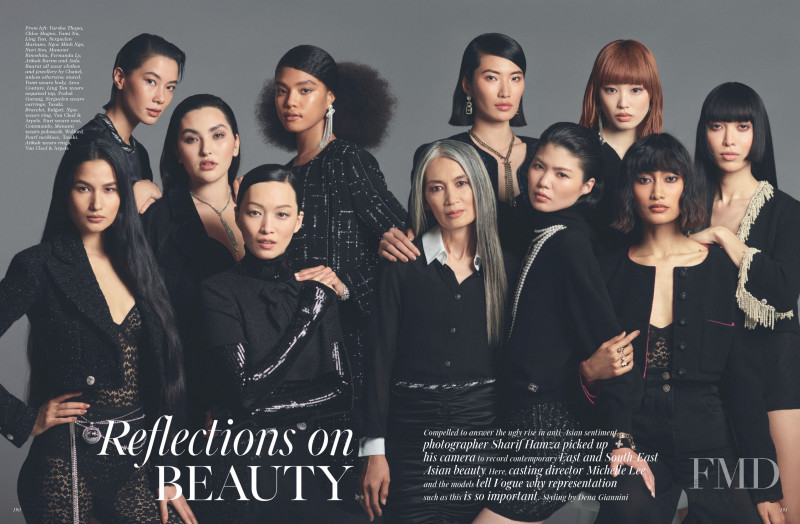 Ling Tan featured in Reflections on Beauty, January 2022