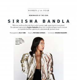 Sirisha Bandla  - Newsmaker Of The Year