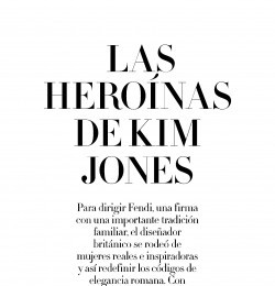 Las Heroinas De Kim Jones