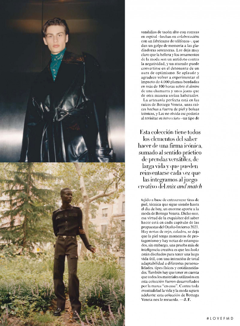 Serigne Lam featured in El Lujo Optimista, November 2021