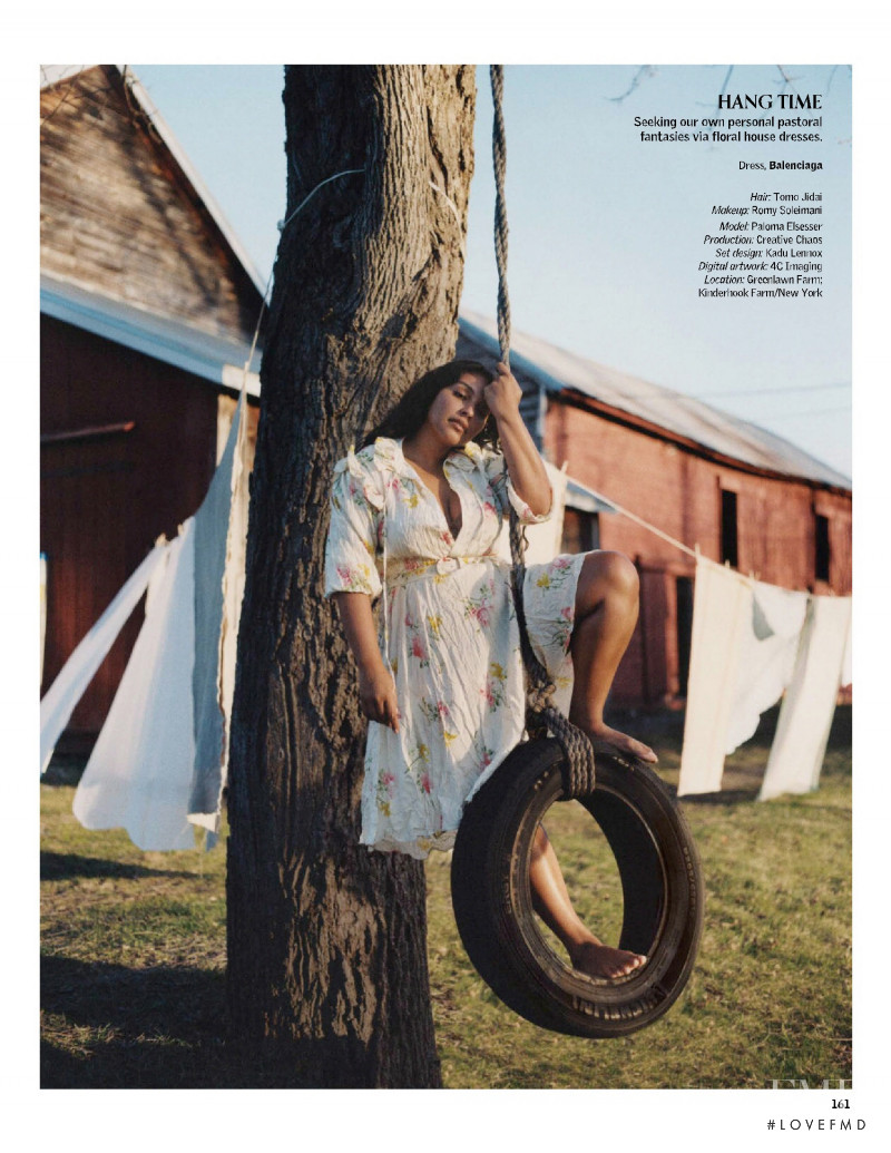 Paloma Elsesser featured in Up-Country, October 2021