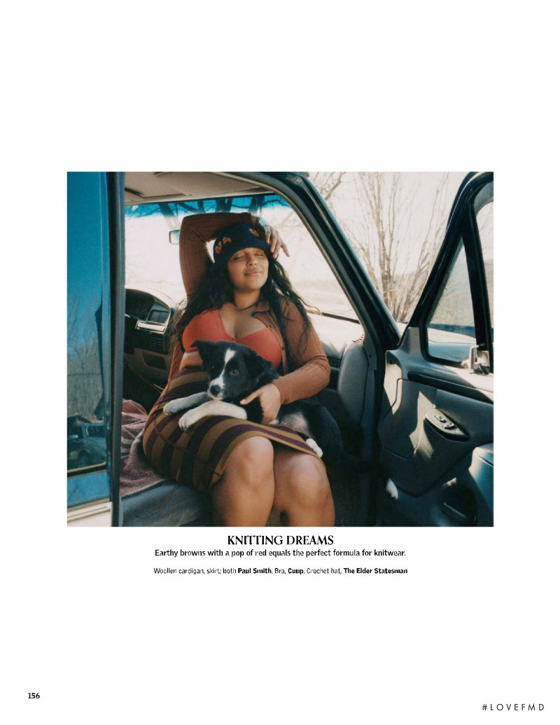 Paloma Elsesser featured in Up-Country, October 2021