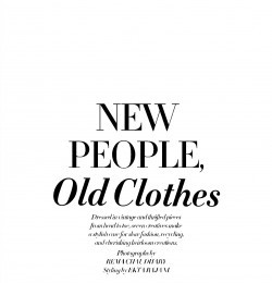 New People, Old Clothes