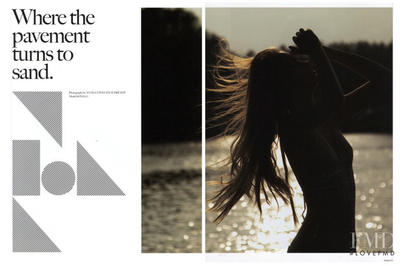 Solange Tandel featured in Where the pavement turns to sand, April 2012