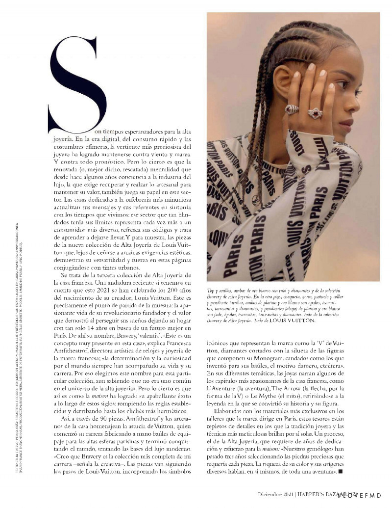 Amandine Pouilly featured in Revolucion, December 2021