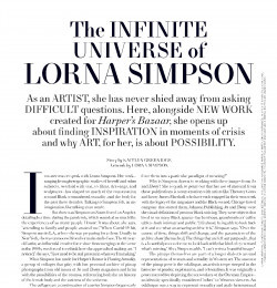 The infinite universe of Lorna Simpson