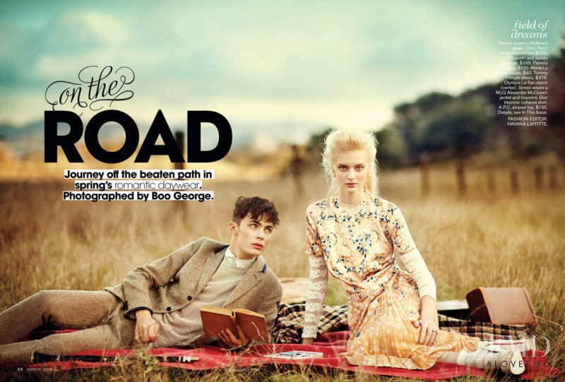 Nastya Kusakina featured in On The Road, March 2013