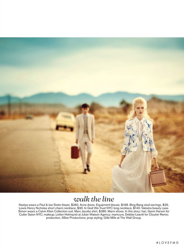 Nastya Kusakina featured in On The Road, March 2013