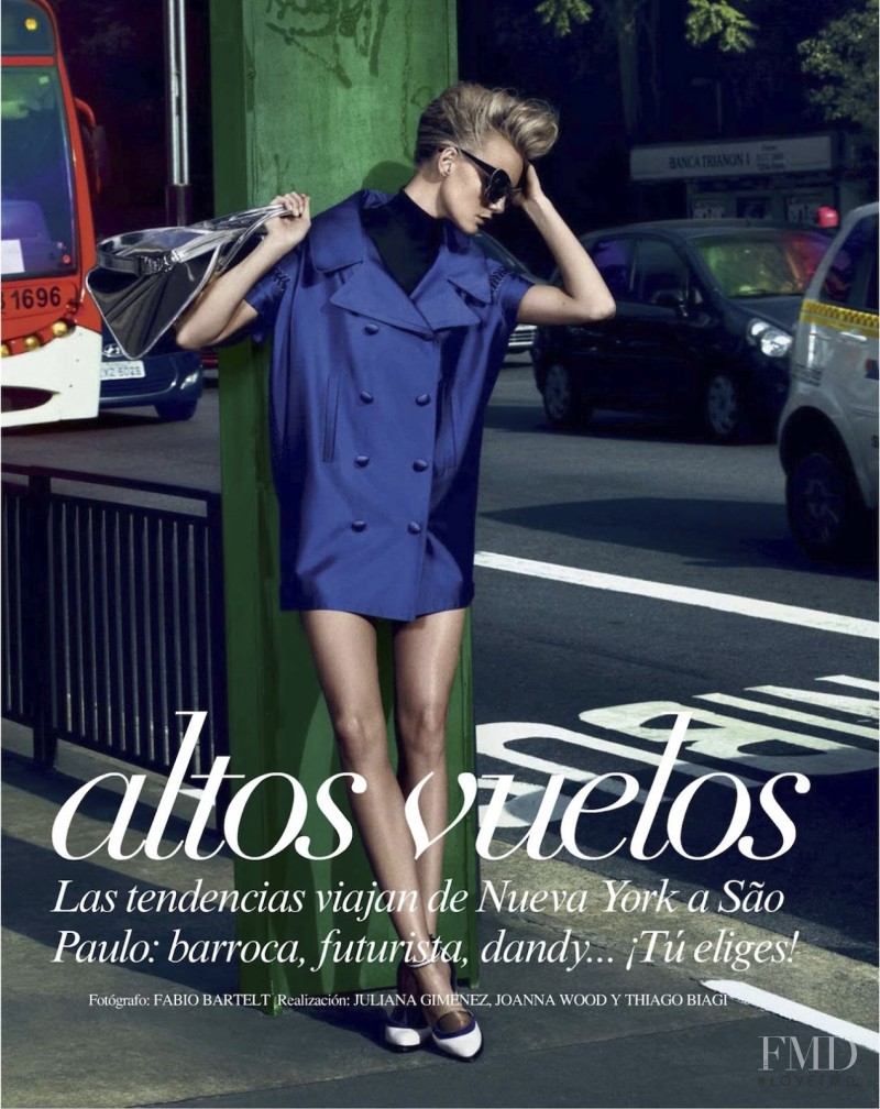 Caroline Trentini featured in Altos Vuelos, February 2013