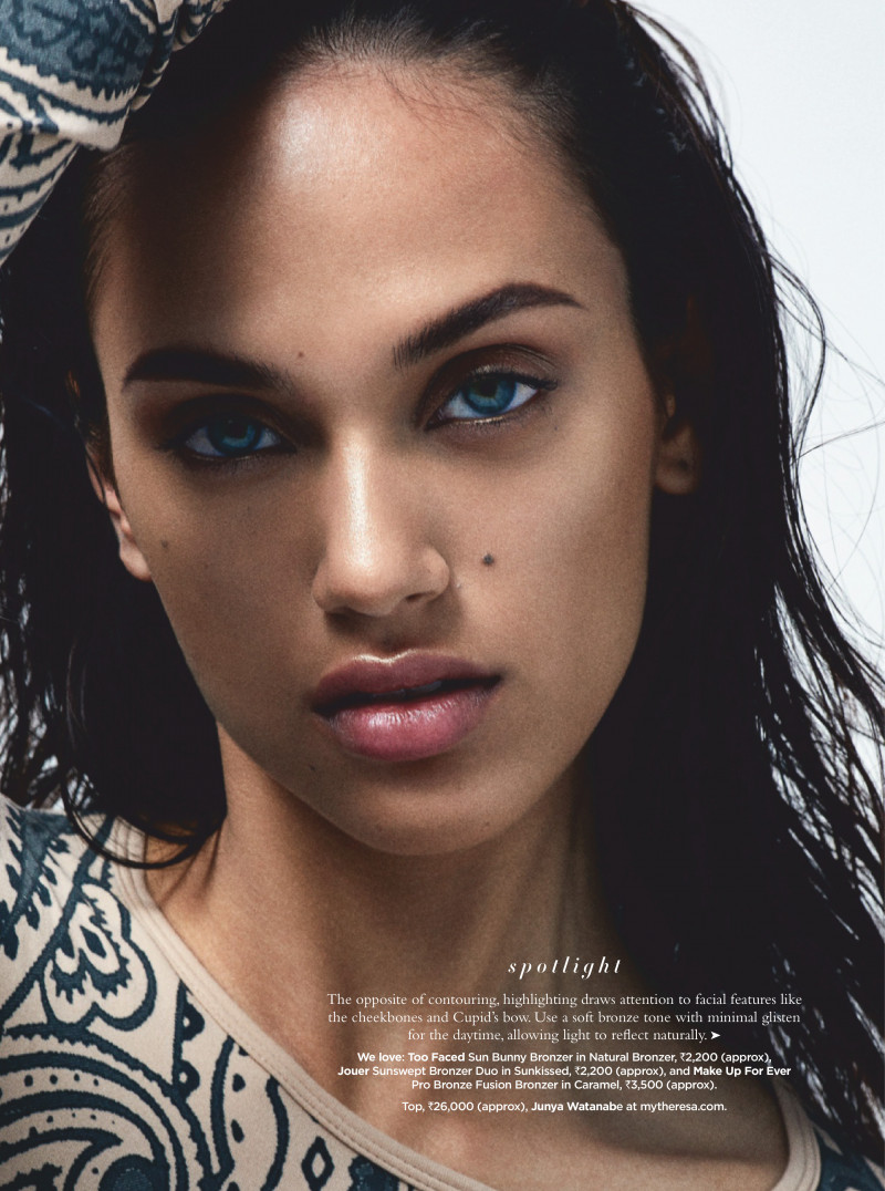 Dalianah Arekion featured in Bazaar Beauty: Shining Star, October 2019