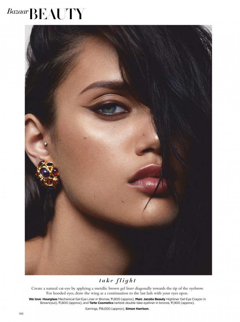 Dalianah Arekion featured in Bazaar Beauty: Shining Star, October 2019