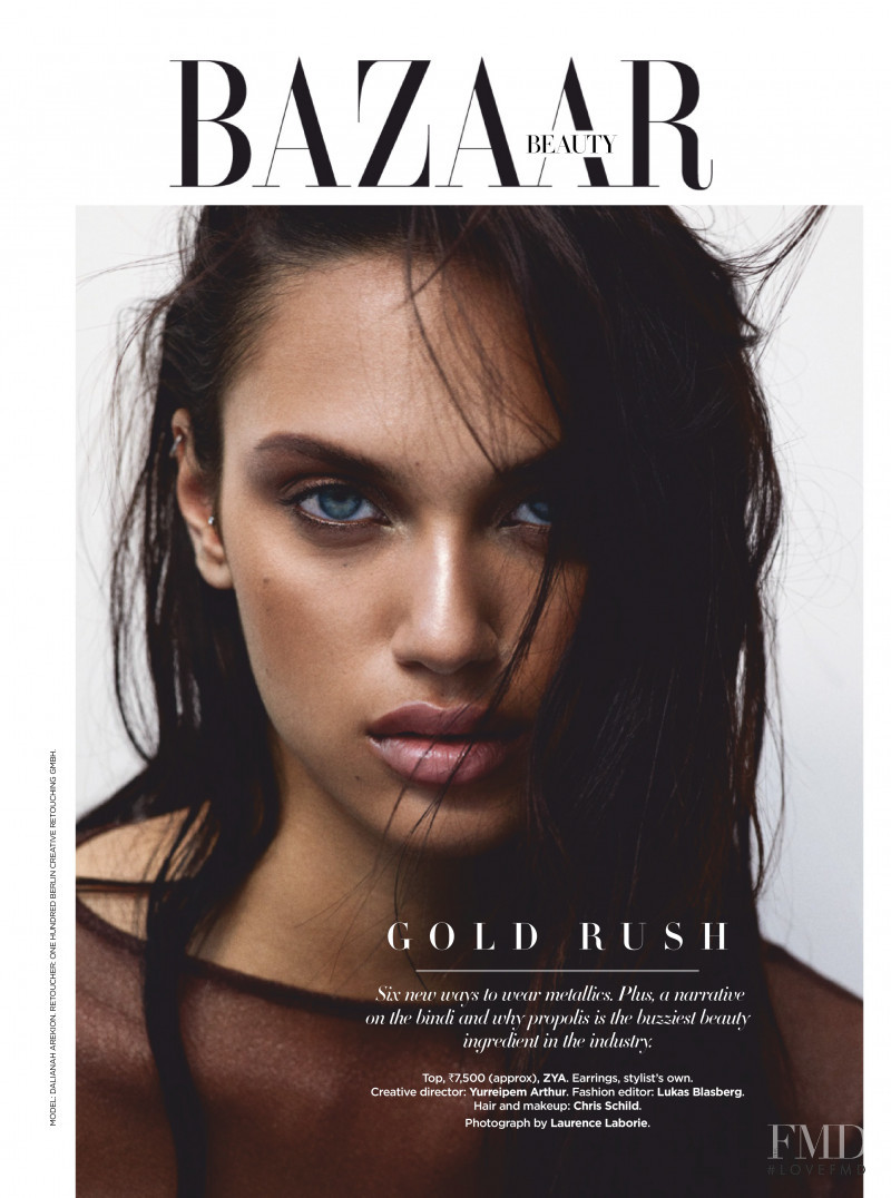 Dalianah Arekion featured in Bazaar Beauty: Shining Star, October 2019