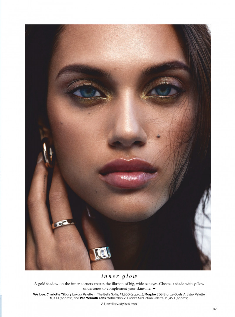 Dalianah Arekion featured in Bazaar Beauty: Shining Star, October 2019