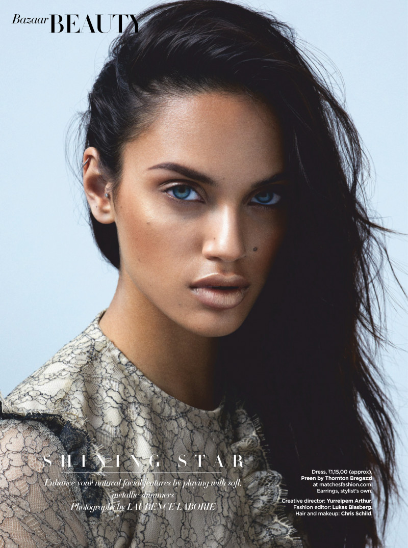 Dalianah Arekion featured in Bazaar Beauty: Shining Star, October 2019