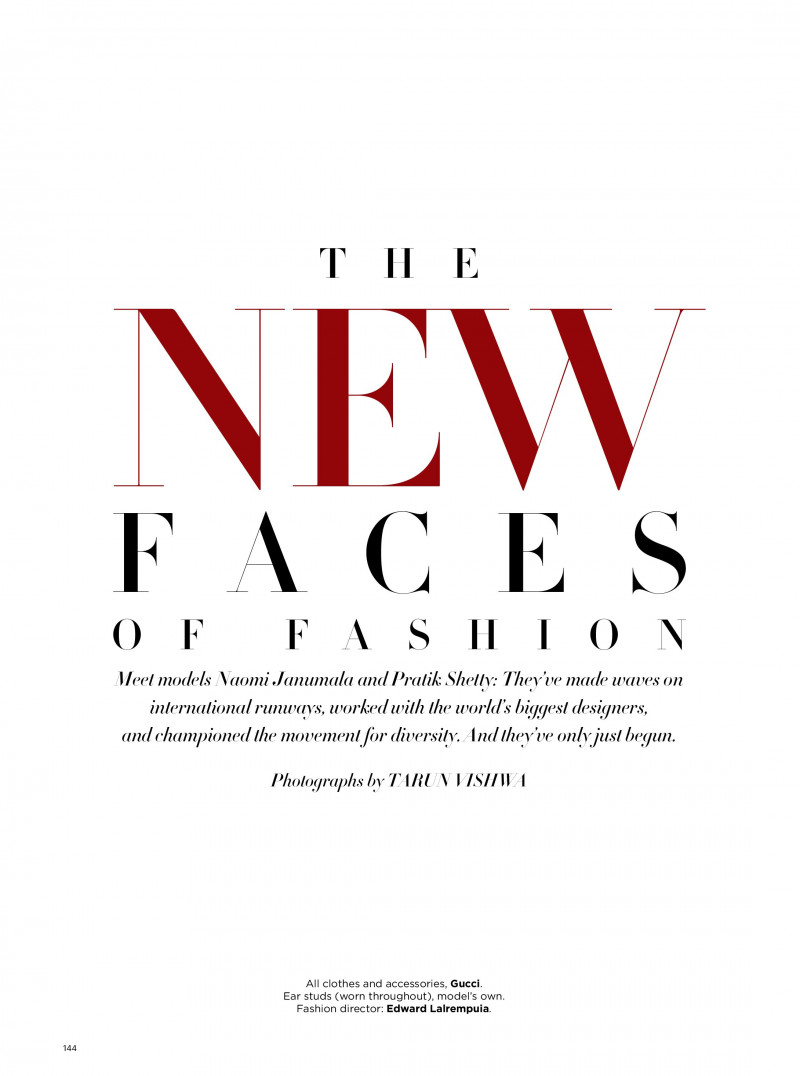 The New Faces of Fashion, September 2019