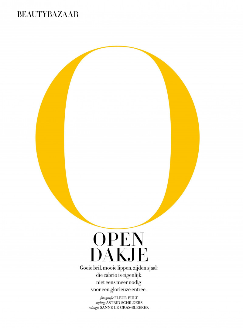 Bazaar Beauty: Open Dakje, July 2019