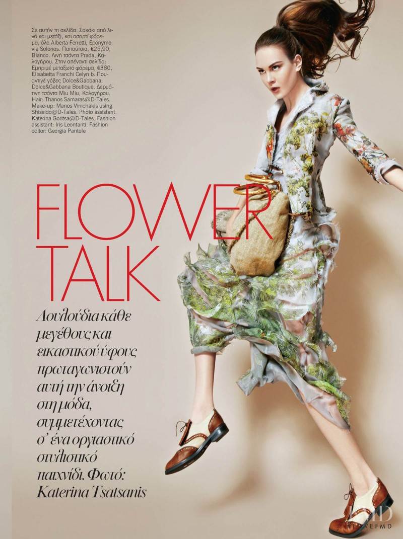 Paulina Nierodzik featured in Flowers Talk, March 2011