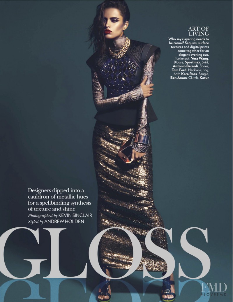 Lakshmi Menon featured in High Gloss, February 2013