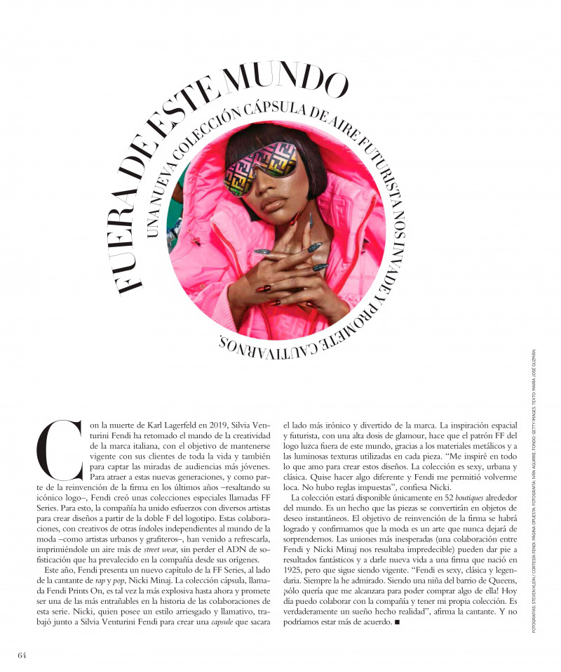 Daniela Dominique featured in Fuera De Este Mundo, November 2019