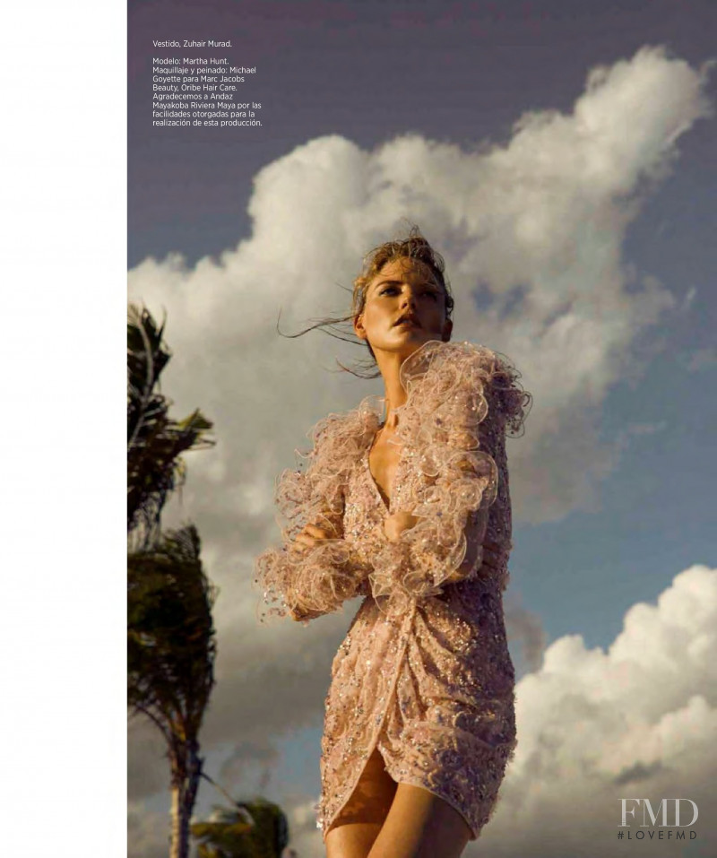 Martha Hunt featured in The New Wave, July 2019