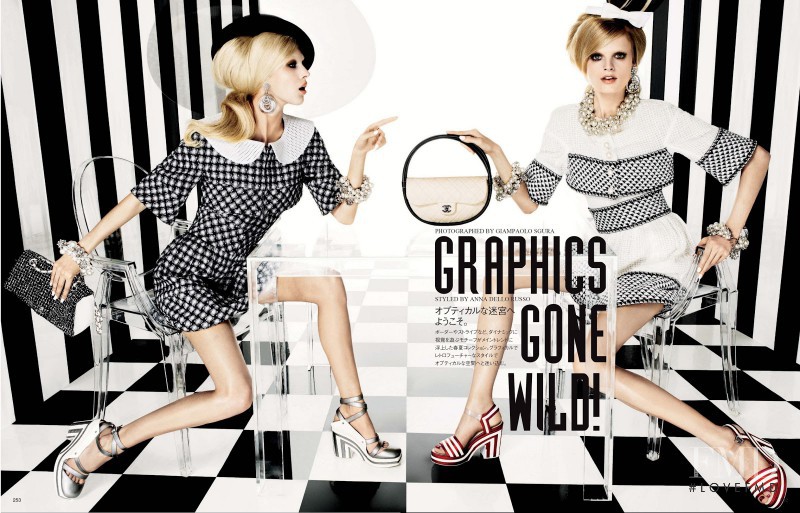 Hanne Gaby Odiele featured in Graphics Gone Wild, March 2013