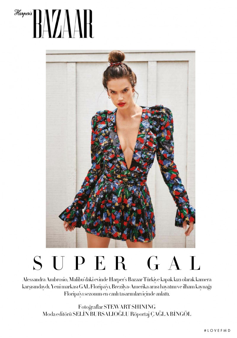 Alessandra Ambrosio featured in Super Gal, July 2019