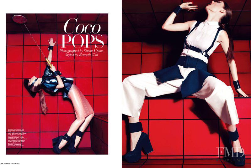 Coco Rocha featured in Coco Pops, April 2012