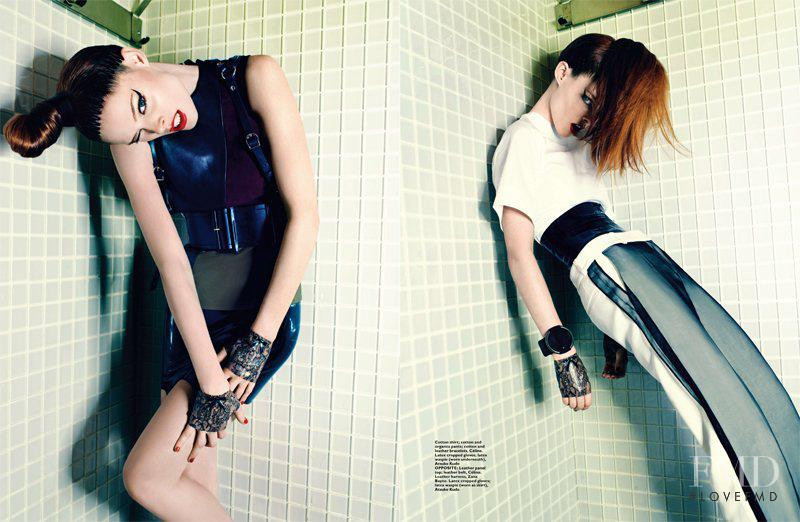 Coco Rocha featured in Coco Pops, April 2012
