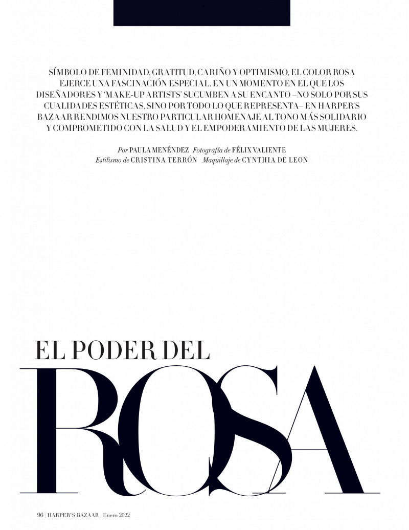 El Poder Del Rosa, January 2022