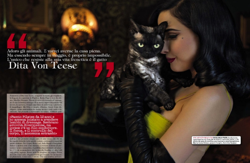 Dita Von Teese, November 2013