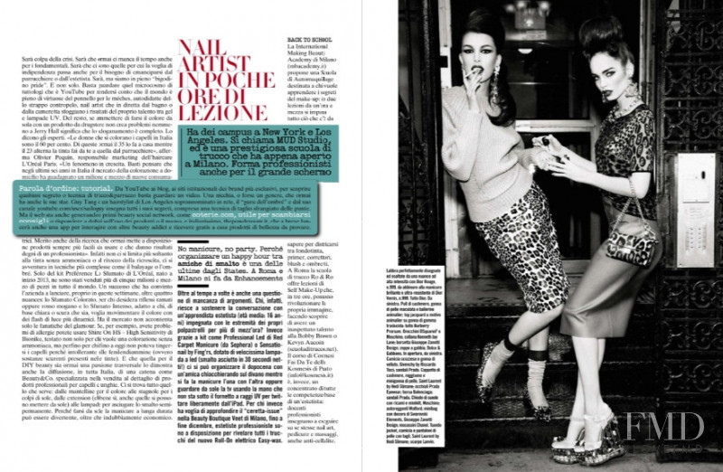 Stella Maxwell featured in Make Me Up, November 2013