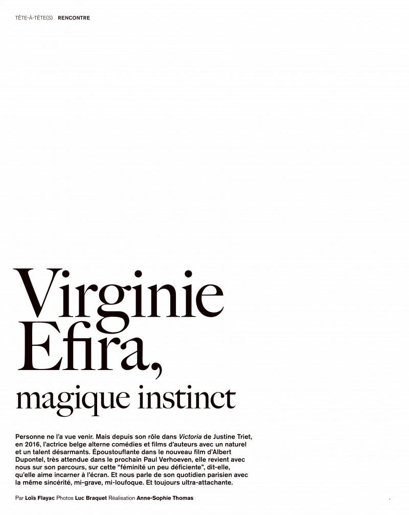 Virginie Efire, Magique Instinct, November 2020